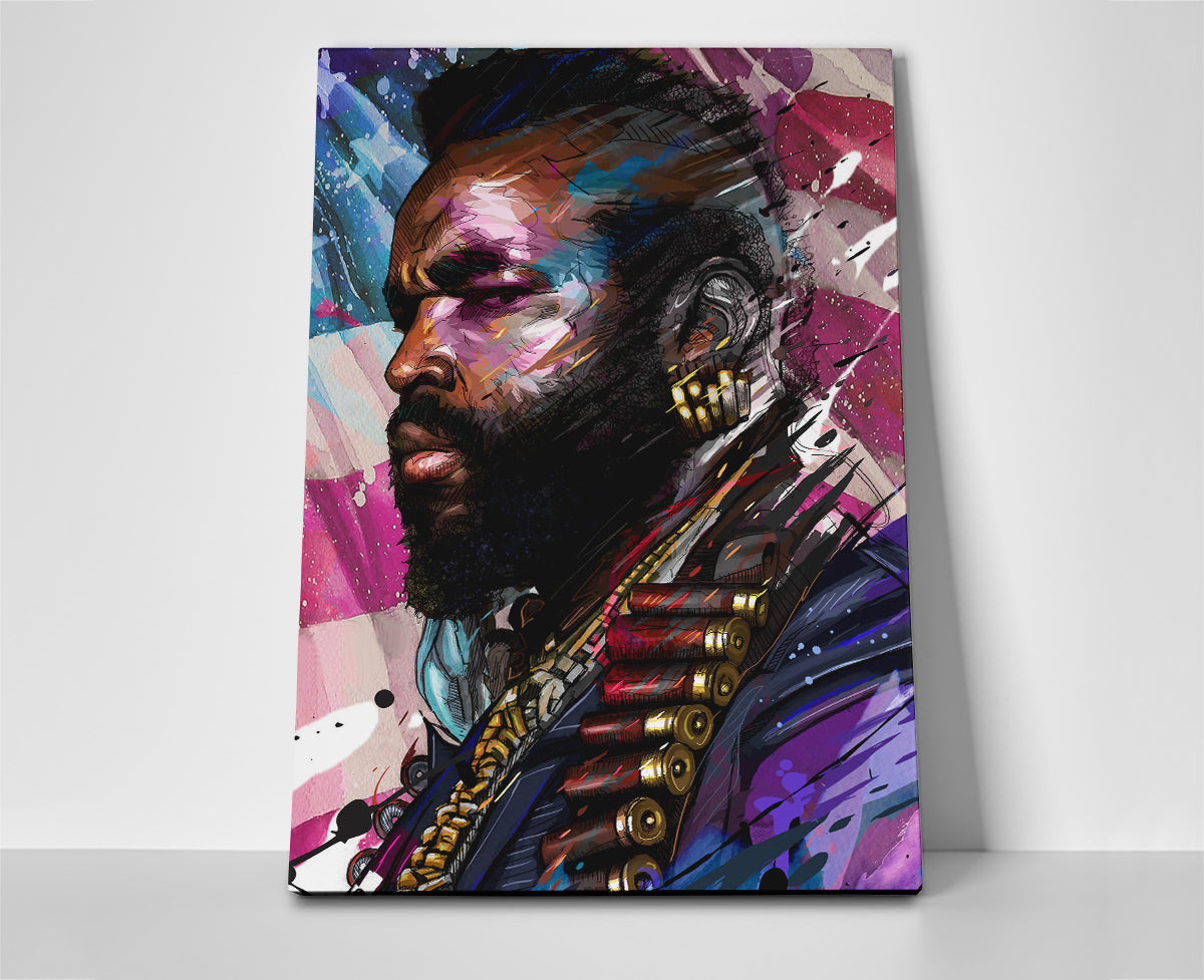 Mister T Poster canvas