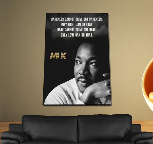 Martin Luther King Quote Poster canvas