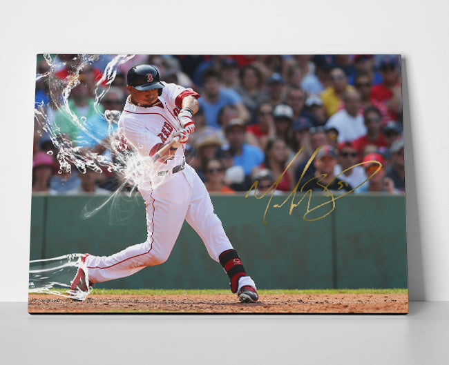 Mookie Betts Red Sox Poster canvas