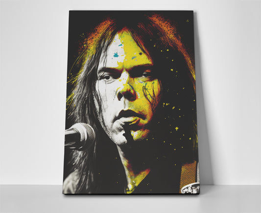 Neil Young Poster canvas