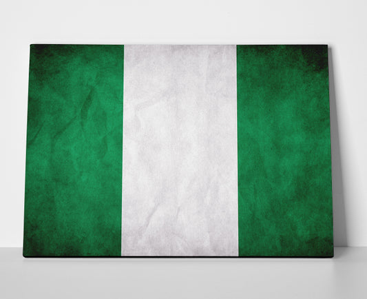 Nigerian Flag Poster canvas