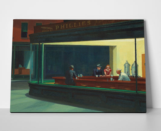 Nighthawks Poster canvas