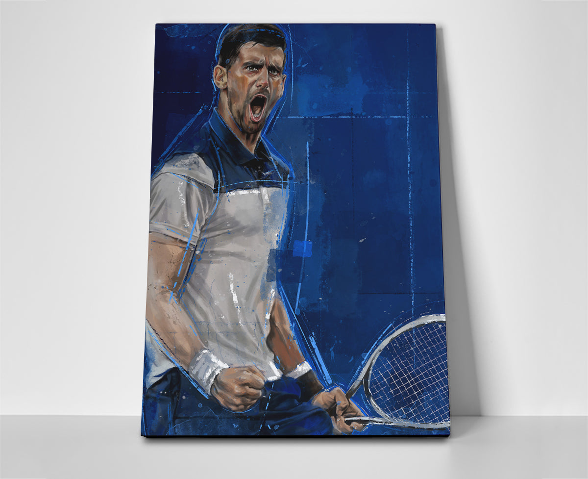 Novak Djokovic Poster canvas