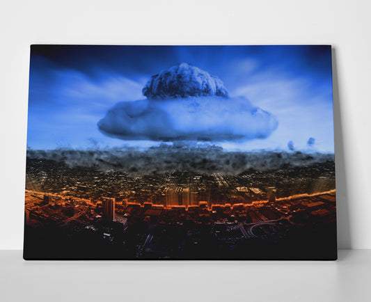 Nuclear Bomb Poster canvas