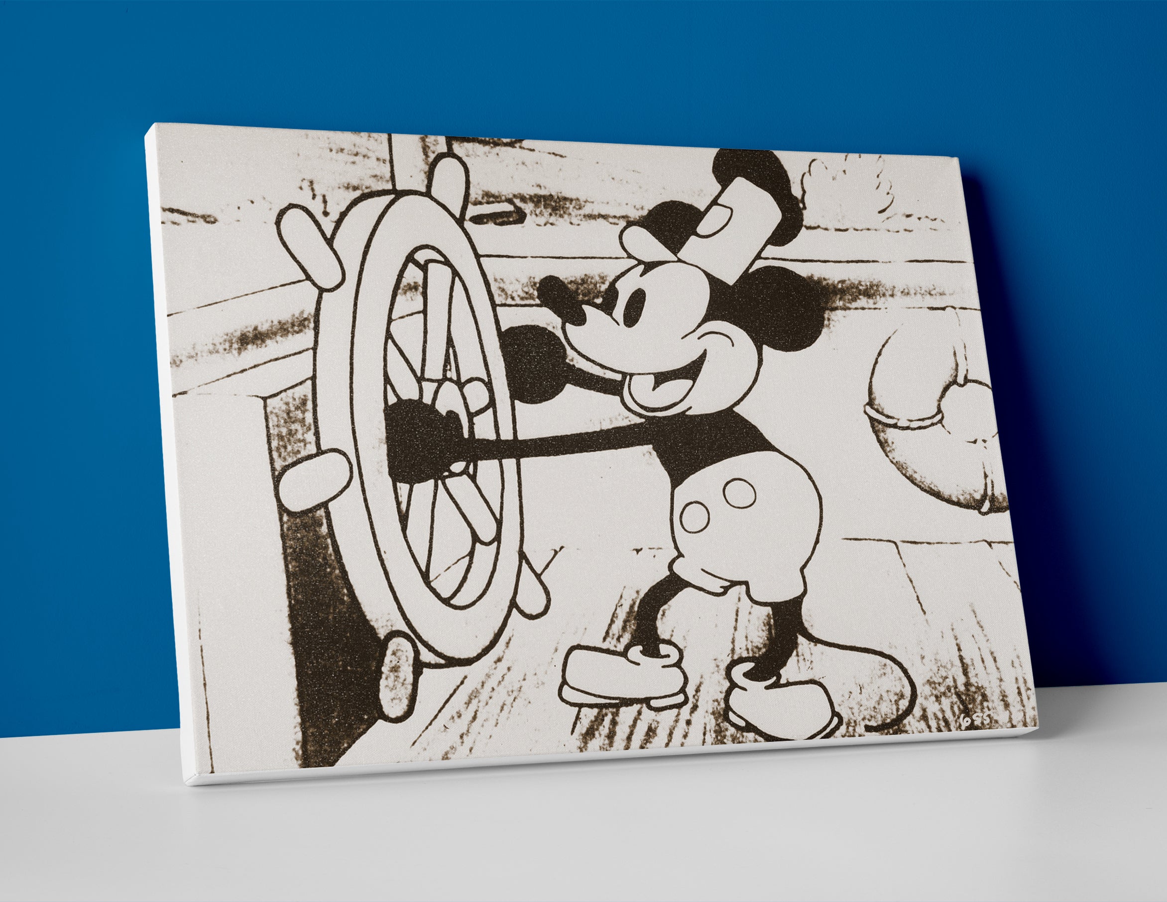 original Mickey Mouse poster canvas wall art print decor disney artwork