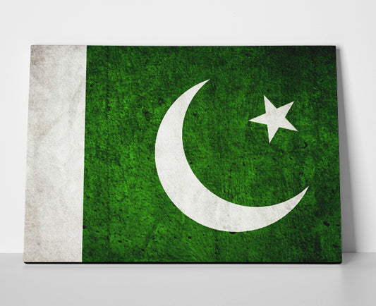 Pakistan Flag Poster canvas