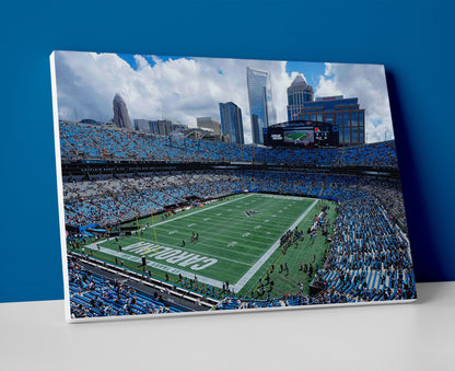 carolina panthers stadium poster canvas wall art painting artwork football