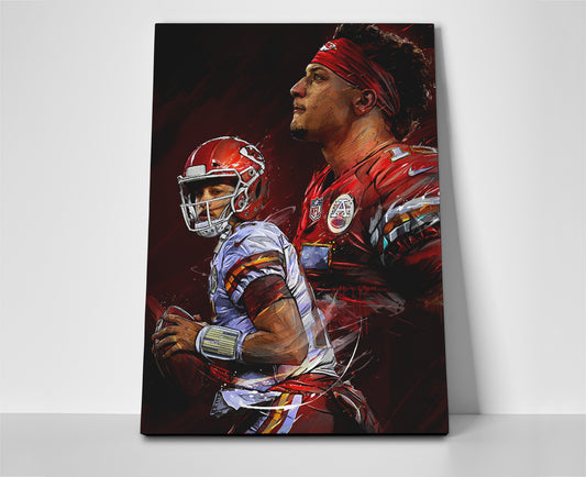 Patrick Mahomes poster canvas wall art painting artwork