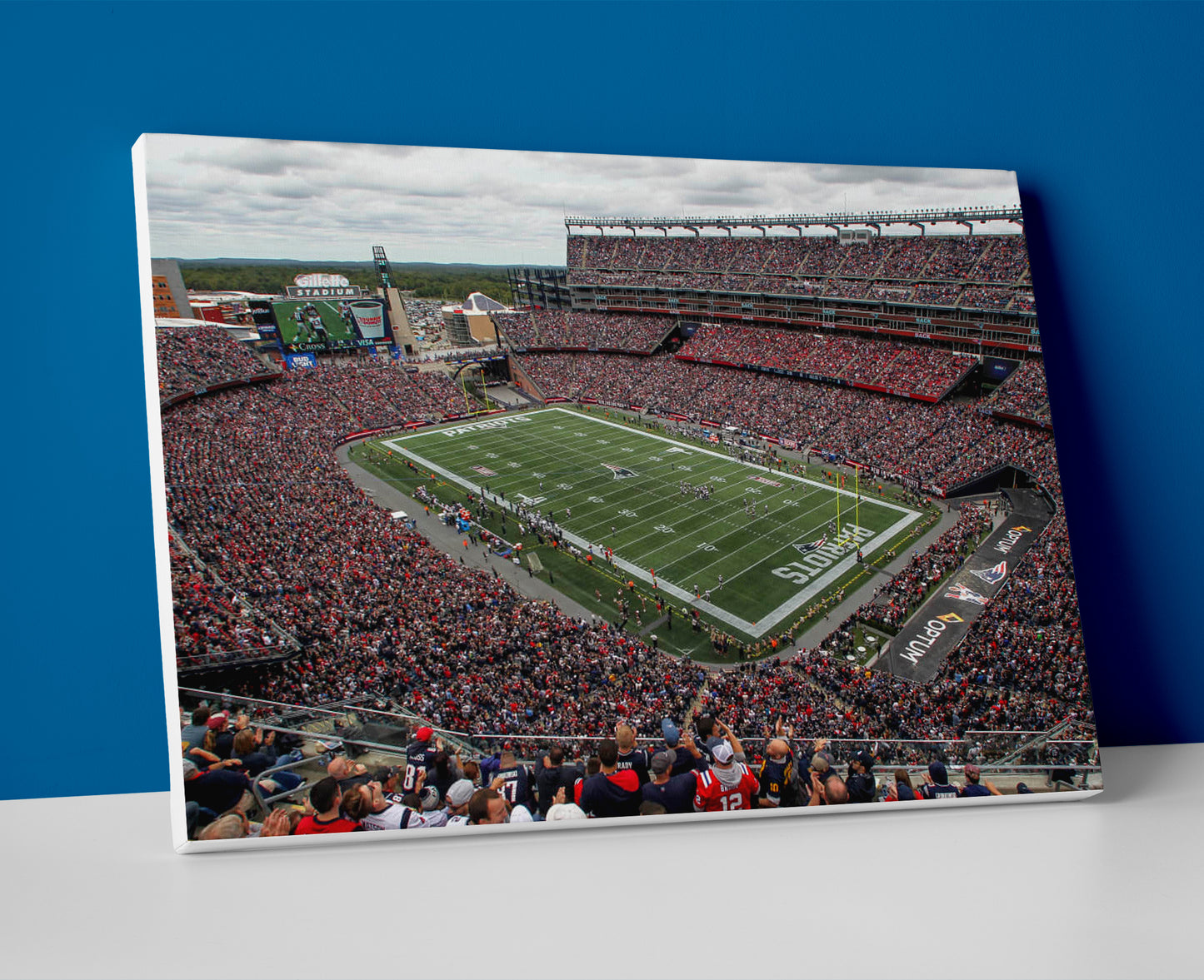 new england patriots stadium poster canvas wall art painting artwork football