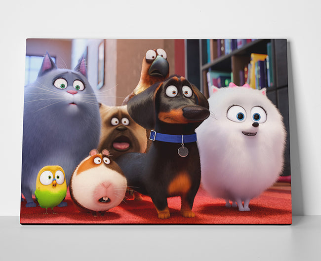 Life of Pets Movie Poster canvas