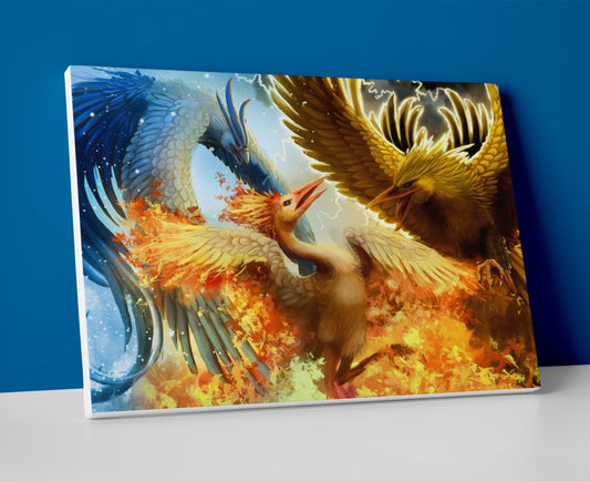 Pokemon Articuno poster canvas wall art