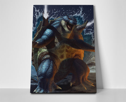 Blastoise poster canvas wall art pokemon