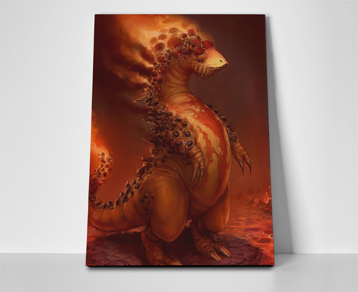 Magmar poster canvas pokemon wall art