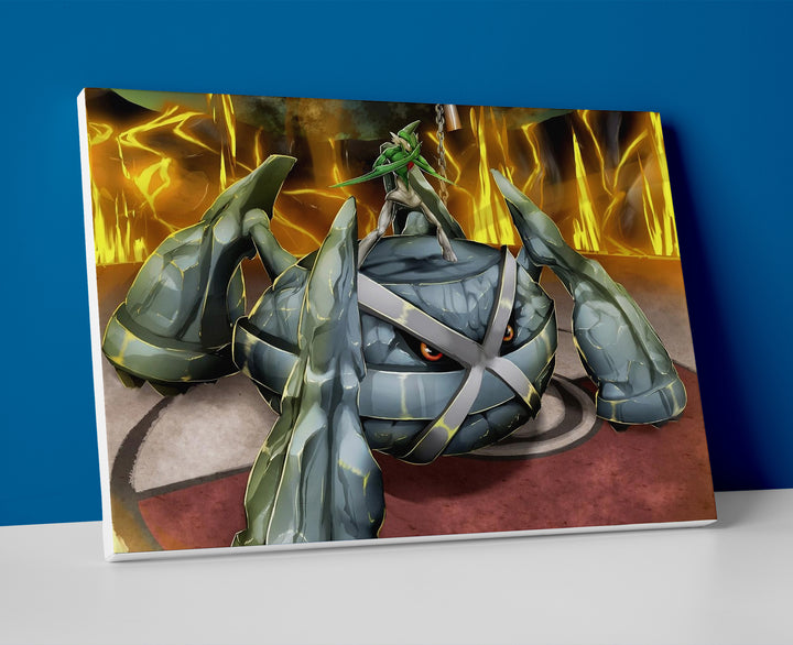 pokemon card canvas Pokemon Metagross Poster or Wrapped Canvas – Player Season