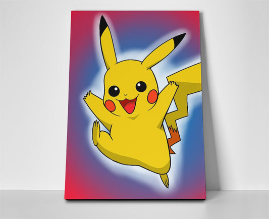 Pikachu poster canvas pokemon wall art