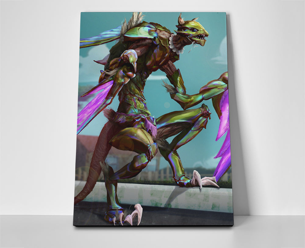 Sichlor poster canvas wall art pokemon