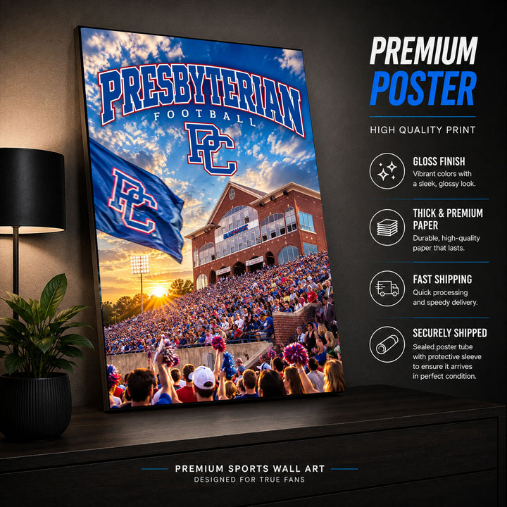 Presbyterian Football Stadium Poster or Canvas Wall Art