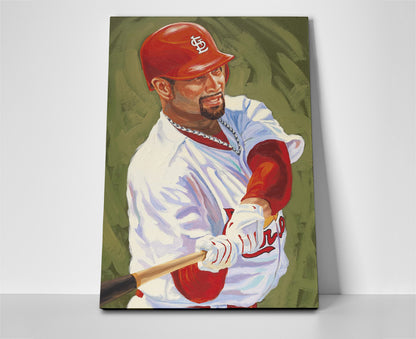 Albert Pujols Cardinals poster canvas wall art painting