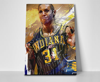 Reggie Miller poster canvas painting wall art