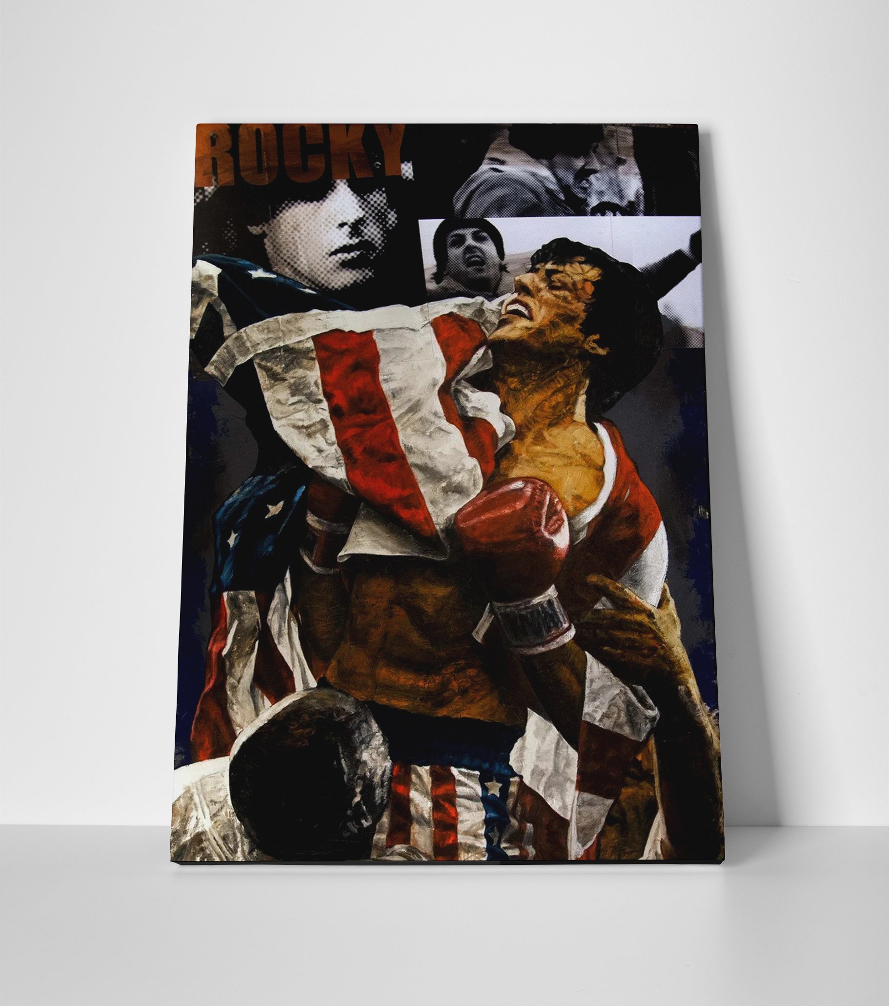 Sylvester Stallone Rocky Poster or Canvas Wall Art