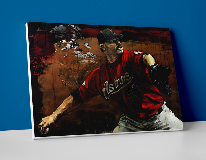 Roger Clemens Painting Poster or Canvas Wall Art