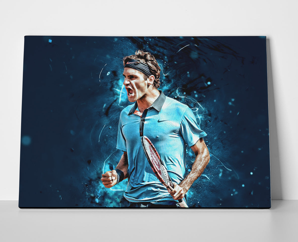 Roger Federer poster canvas