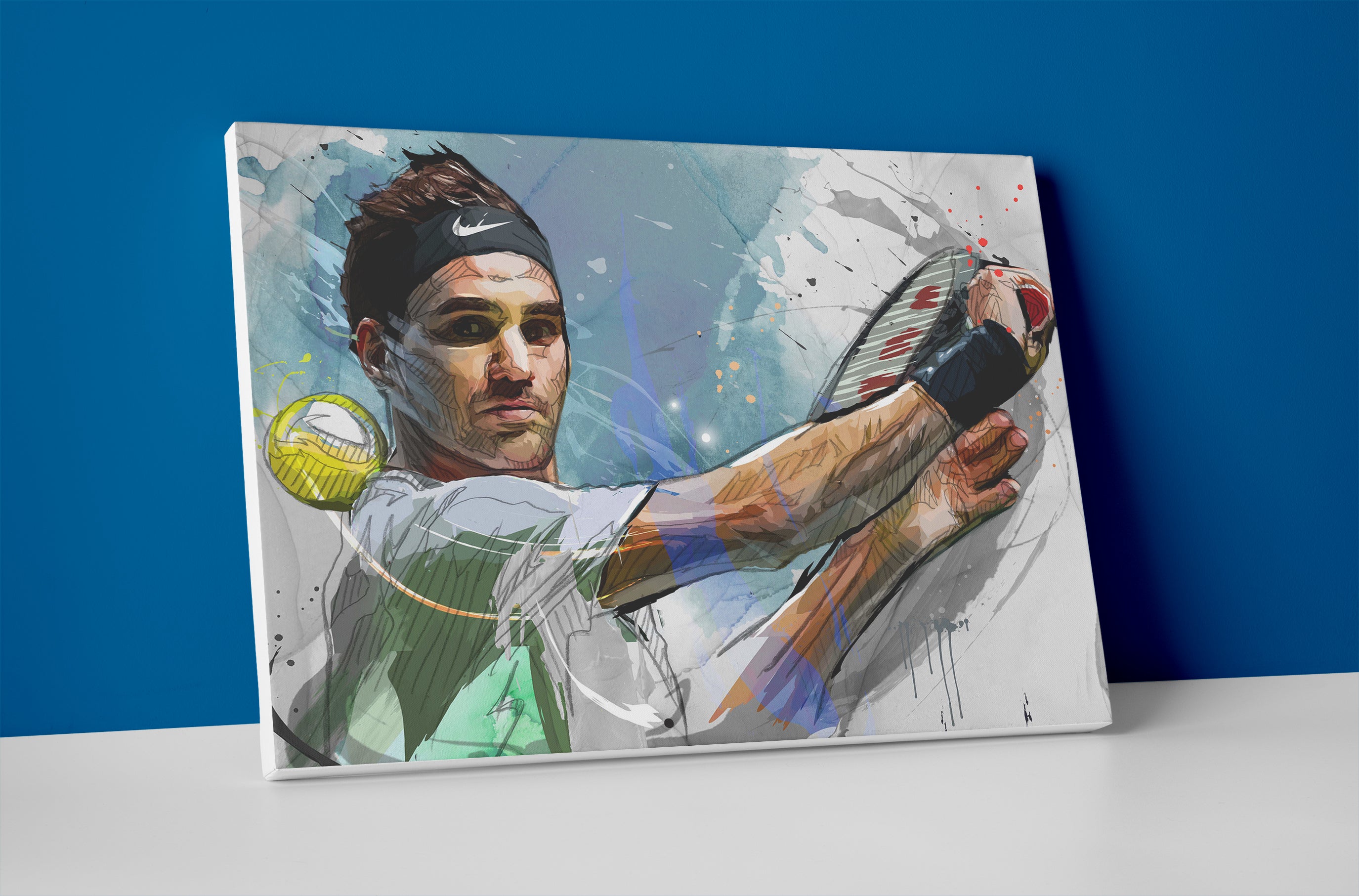 roger federer poster canvas
