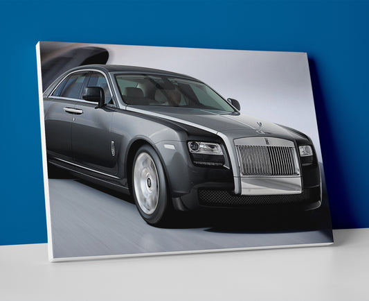 rolls royce ghost poster canvas wall art