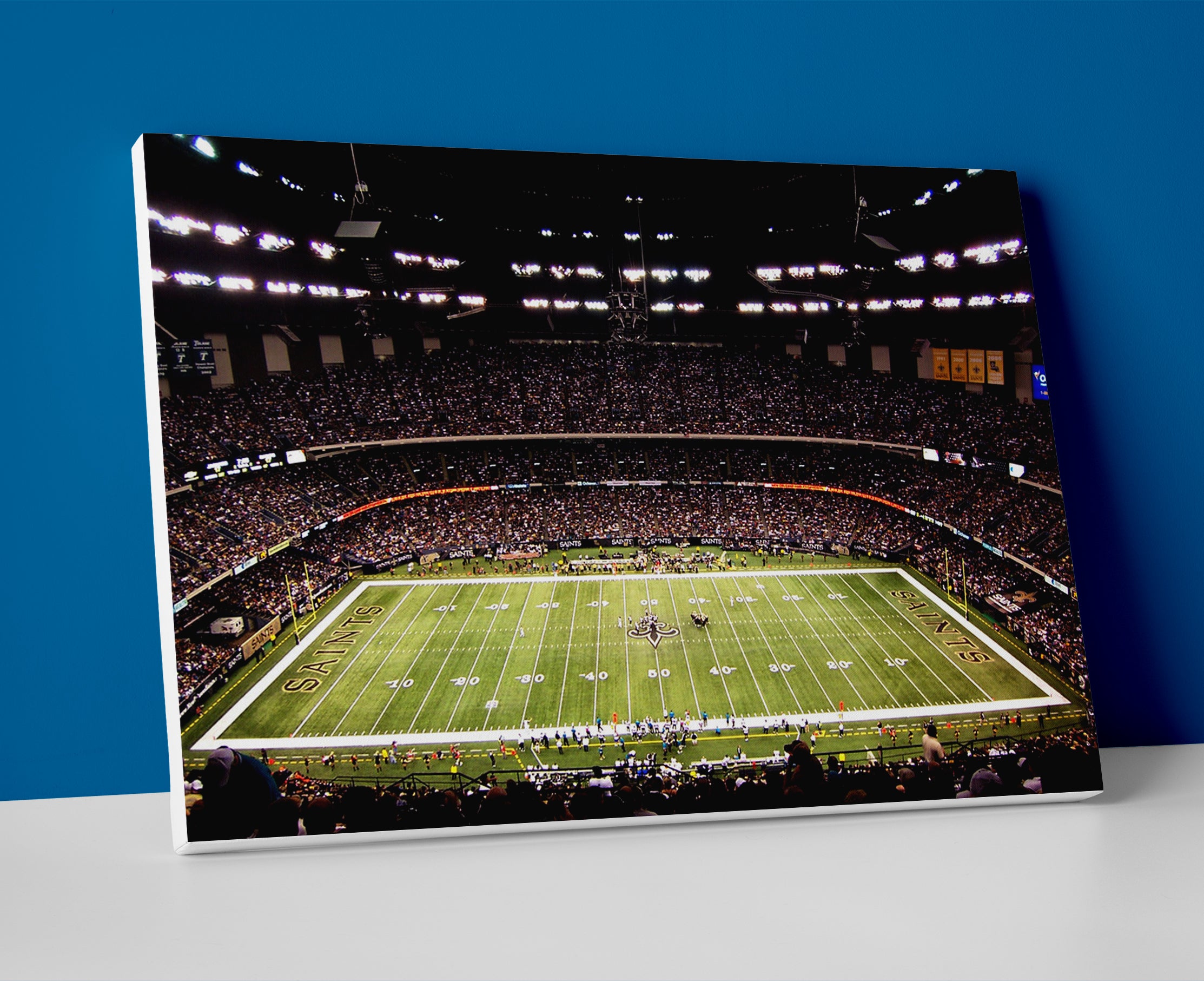 new orleans saints stadium poster canvas wall art painting artwork football