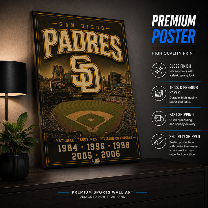 San Diego Padres Stadium Fan Poster or Canvas Wall Art