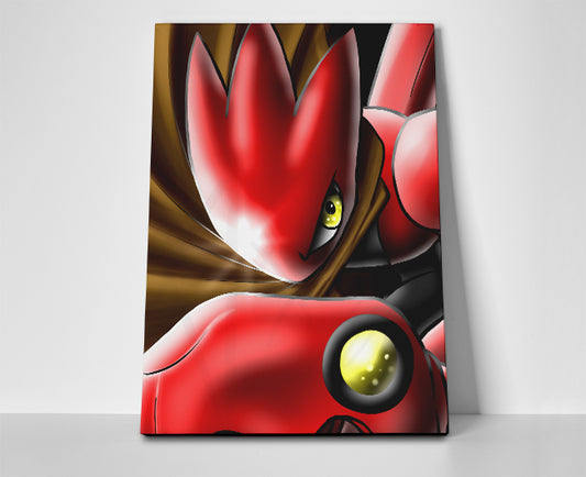 Scizor Pokemon Poster canvas