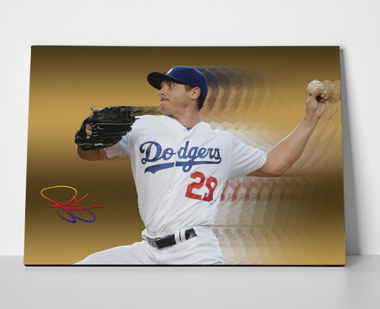 Scott Kazmir Poster canvas