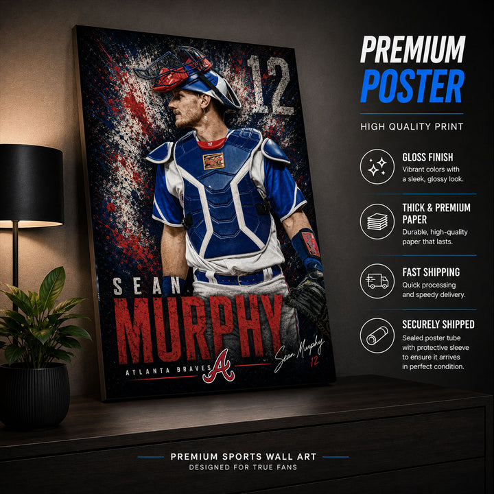 Sean Murphy Braves Poster or Canvas Wall Art