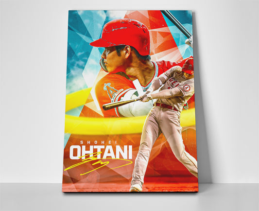 Shohei Ohtani MVP Poster canvas