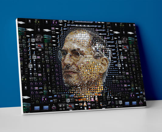 Steve Jobs Apple poster canvas wall art