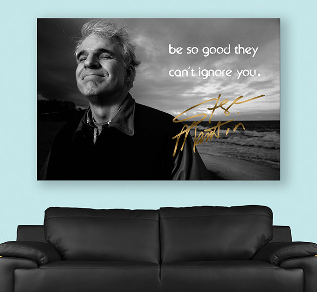 Steve Martin Quote Poster canvas