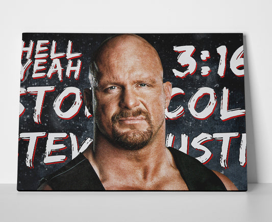 Stone Cold Steve Austin Poster canvas