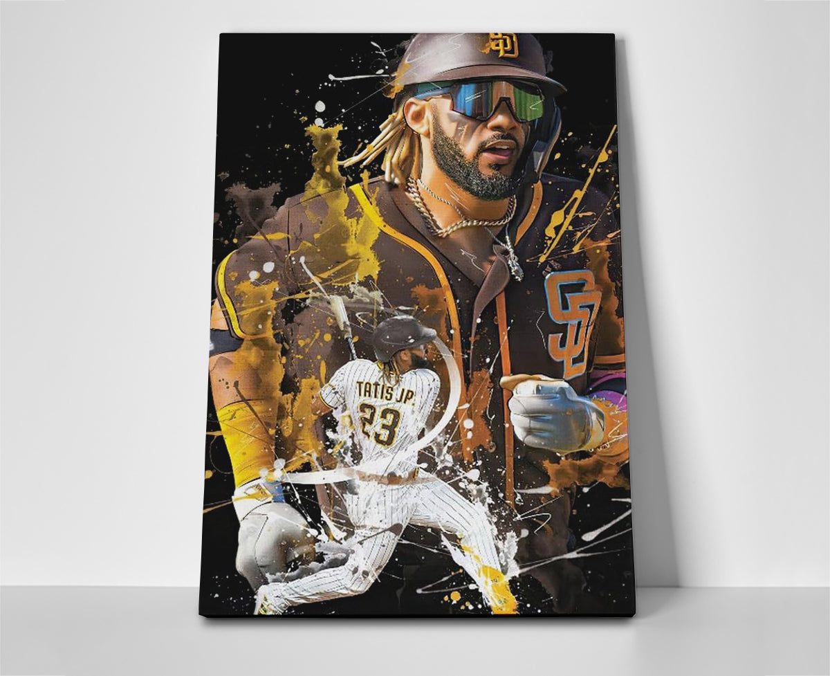 fernando tatis jr poster canvas wall art painting artwork padres baseball