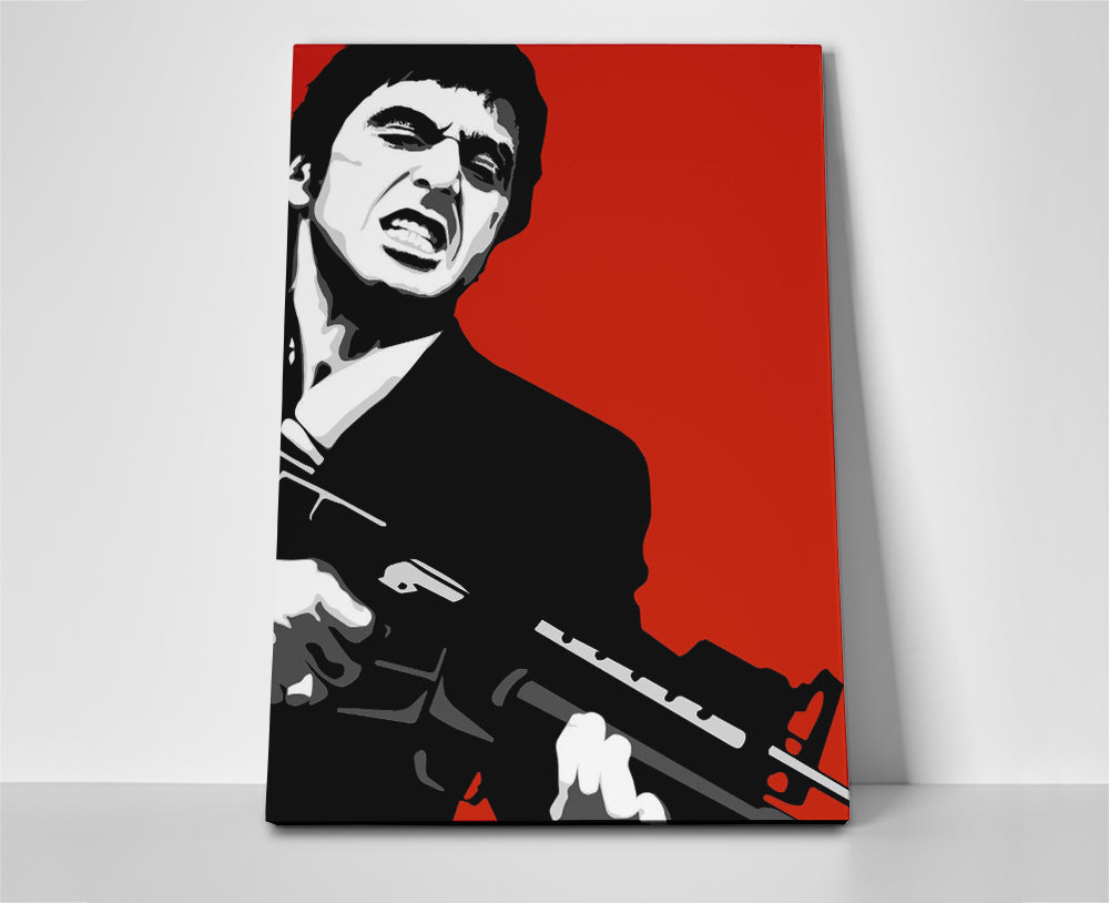 Scarface tony montana poster canvas wall art