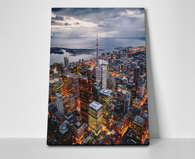 Toronto Skyline Poster canvas