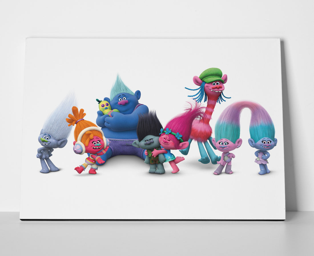 Trolls Movie Poster canvas