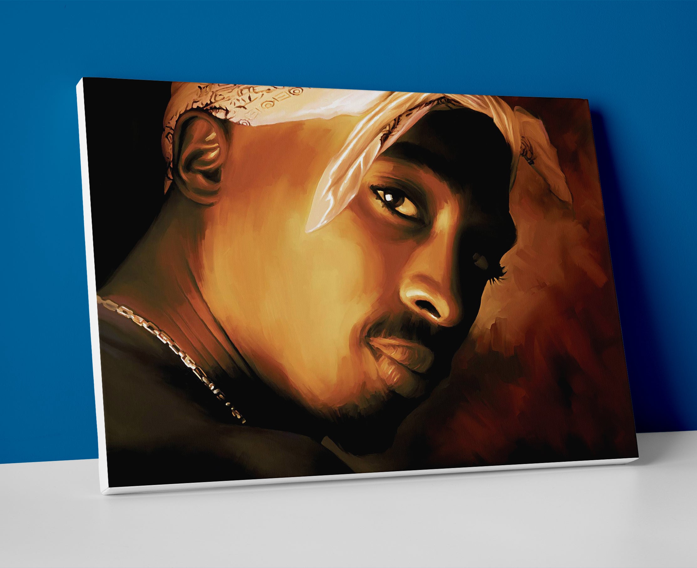 tupac painting poster canvas wall art artwork