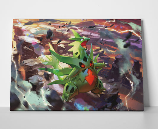 Tyranitar Pokemon Poster canvas