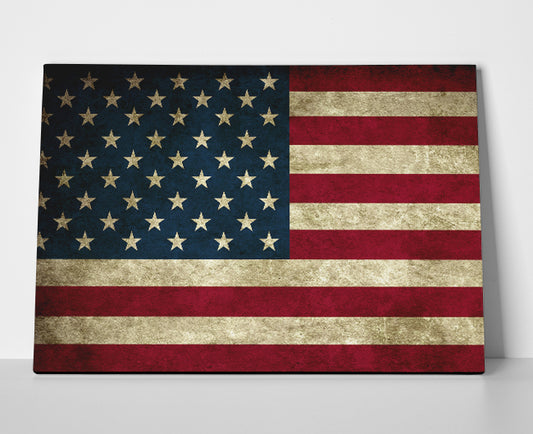 USA Flag Poster canvas