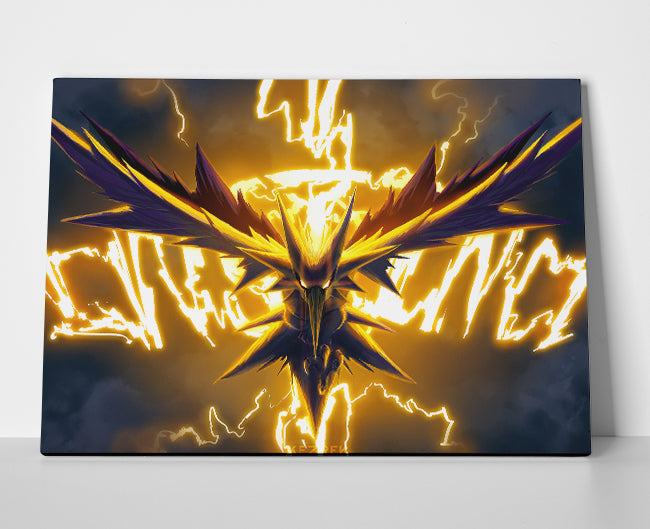 Zapdos Pokemon Poster canvas
