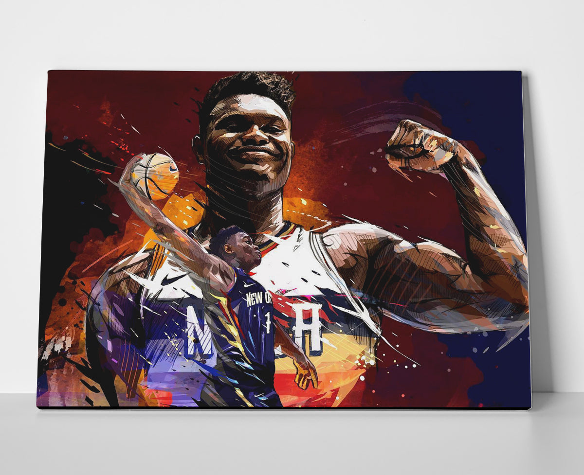 Zion Williamson Flex Poster canvas