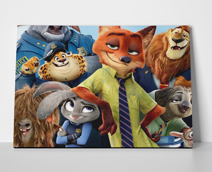 Zootopia Poster canvas movie